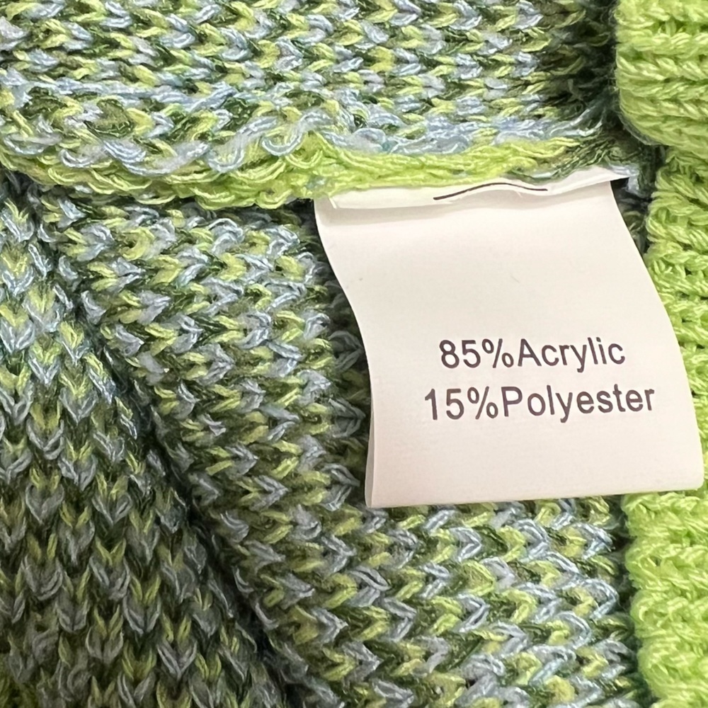 Miss Sparkling boho Mushroom field cardigan colorful red green blue large EUC - Picture 9 of 9